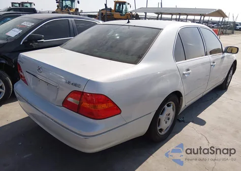 2002 Lexus Ls 430 z USA, uszkodzony, nr VIN JTHBN30F220086722